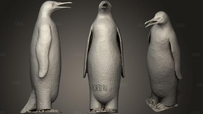 Пингвин Джона Балдессари 3d stl модель для ЧПУ